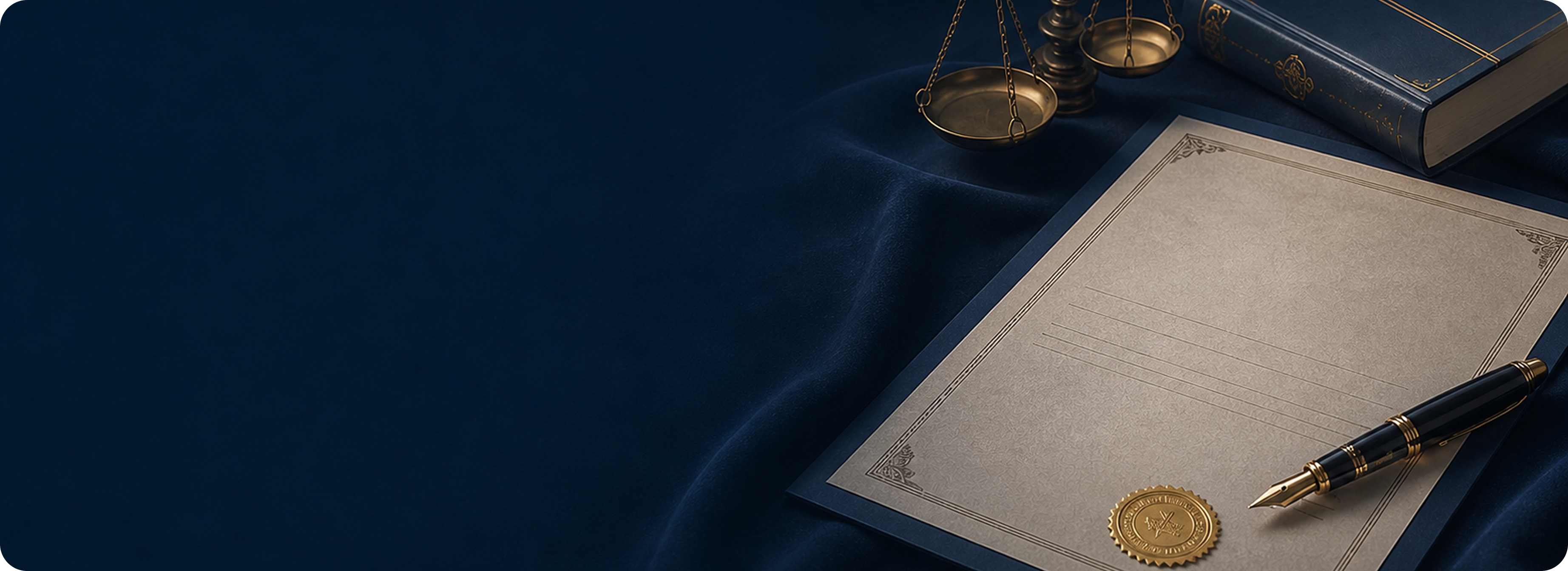 Legal documents and pen